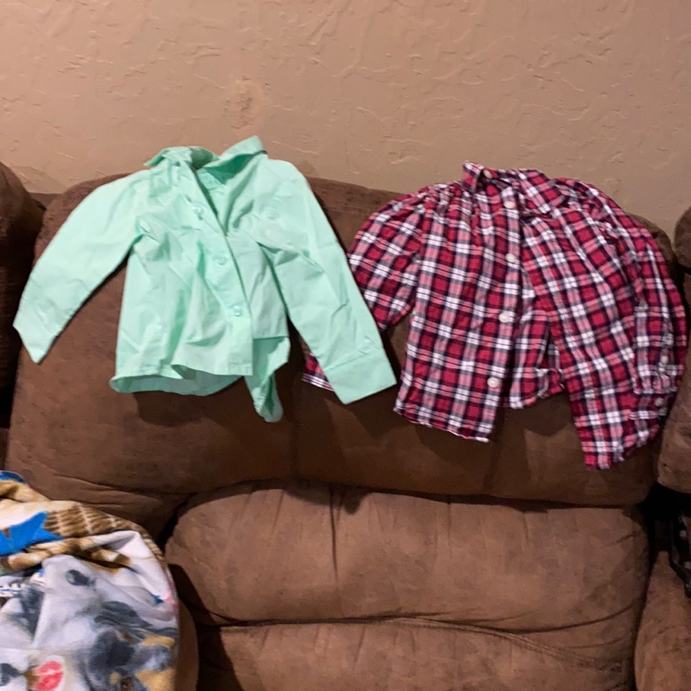 2t button up boys dress shirts